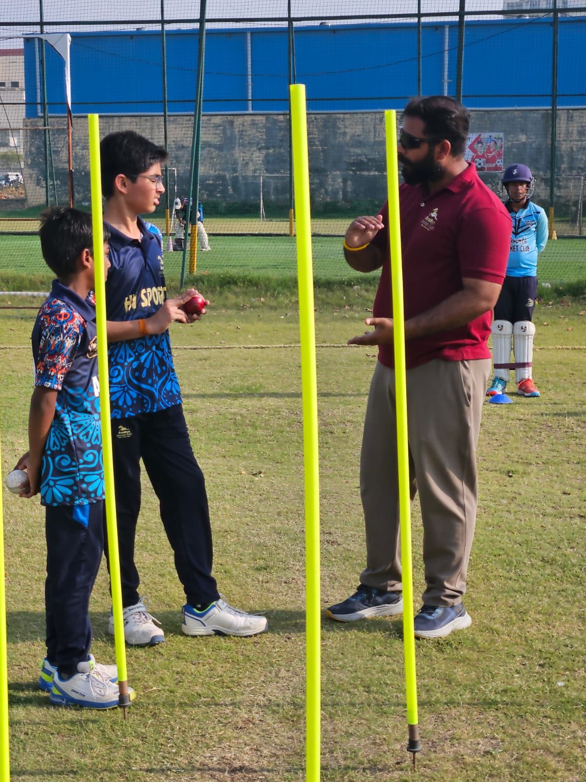 Welcome gate to Aradhya Cricket Ground