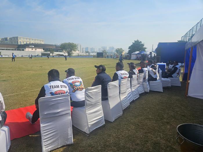 Aradhya Cricket Club welcome signage